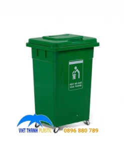 Thùng Rác 90L Nắp Kín